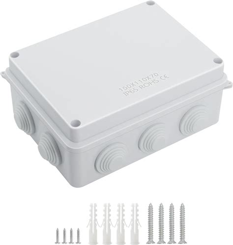 junction box thermoplastic 150 x 110 x 70h mm|lemotech plastic junction box.